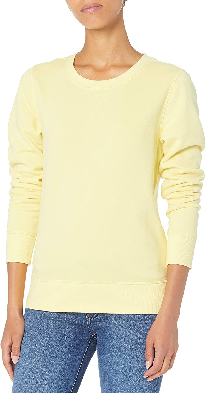 230816040538131_1 Essentials Women's French Terry Fleece Crewneck Sweatshirt (Available in Plus Size) - Image 1